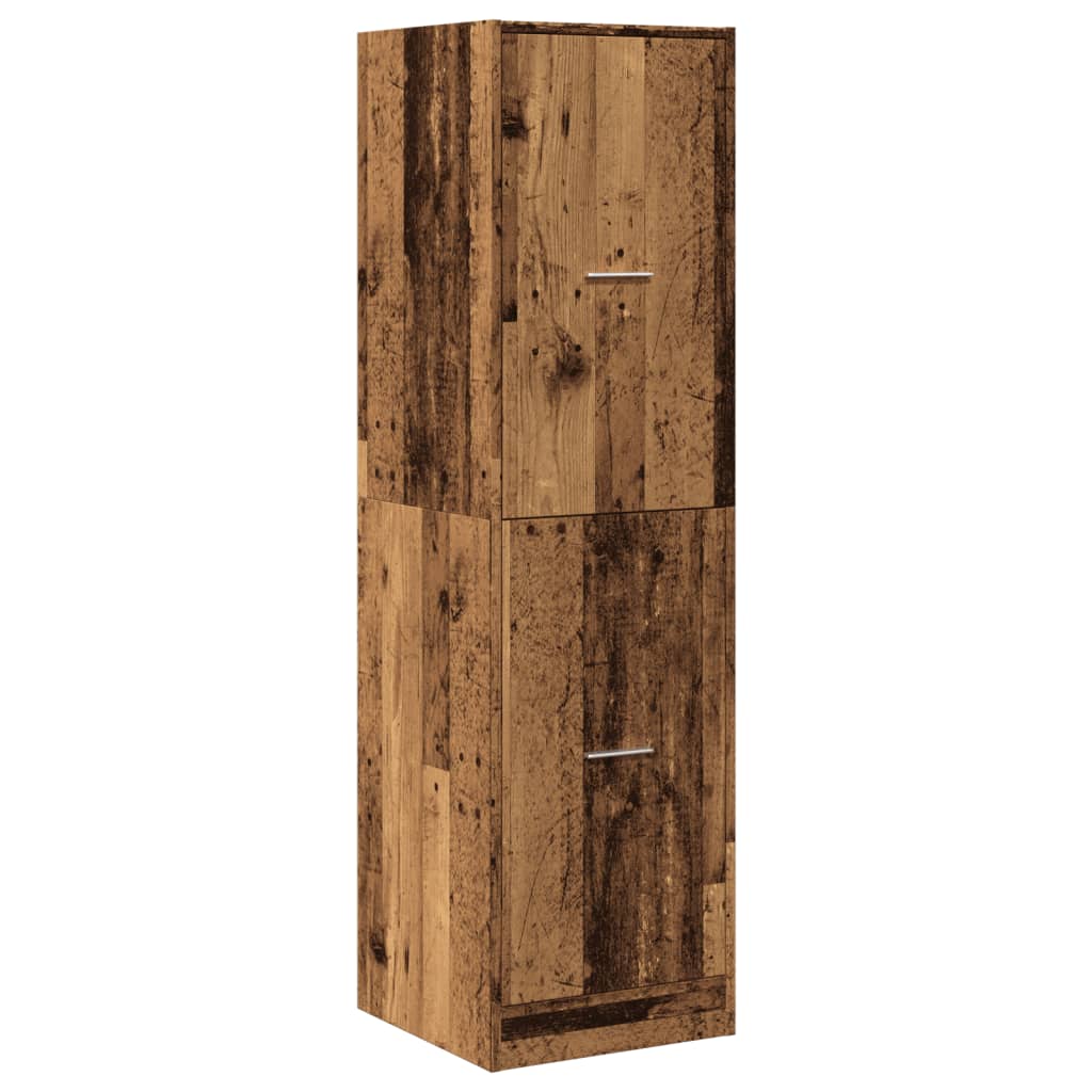 Apotekskap gammelt tre 40x41x144,5 cm konstruert tre