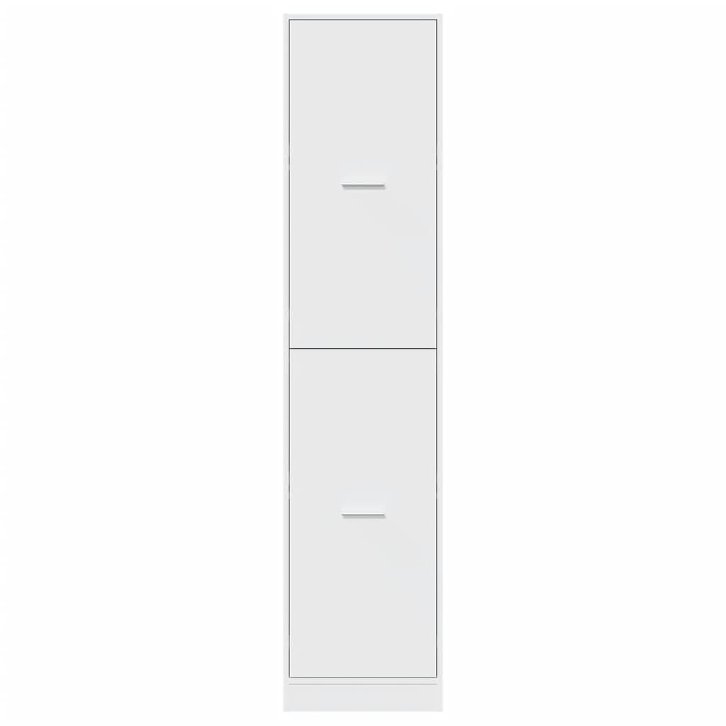 Apotekskap hvit 40x41x174,5 cm konstruert tre