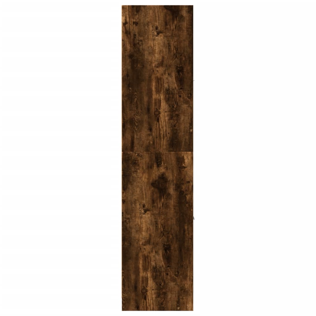 Apotekskap røkt eik 40x41x174,5 cm konstruert tre