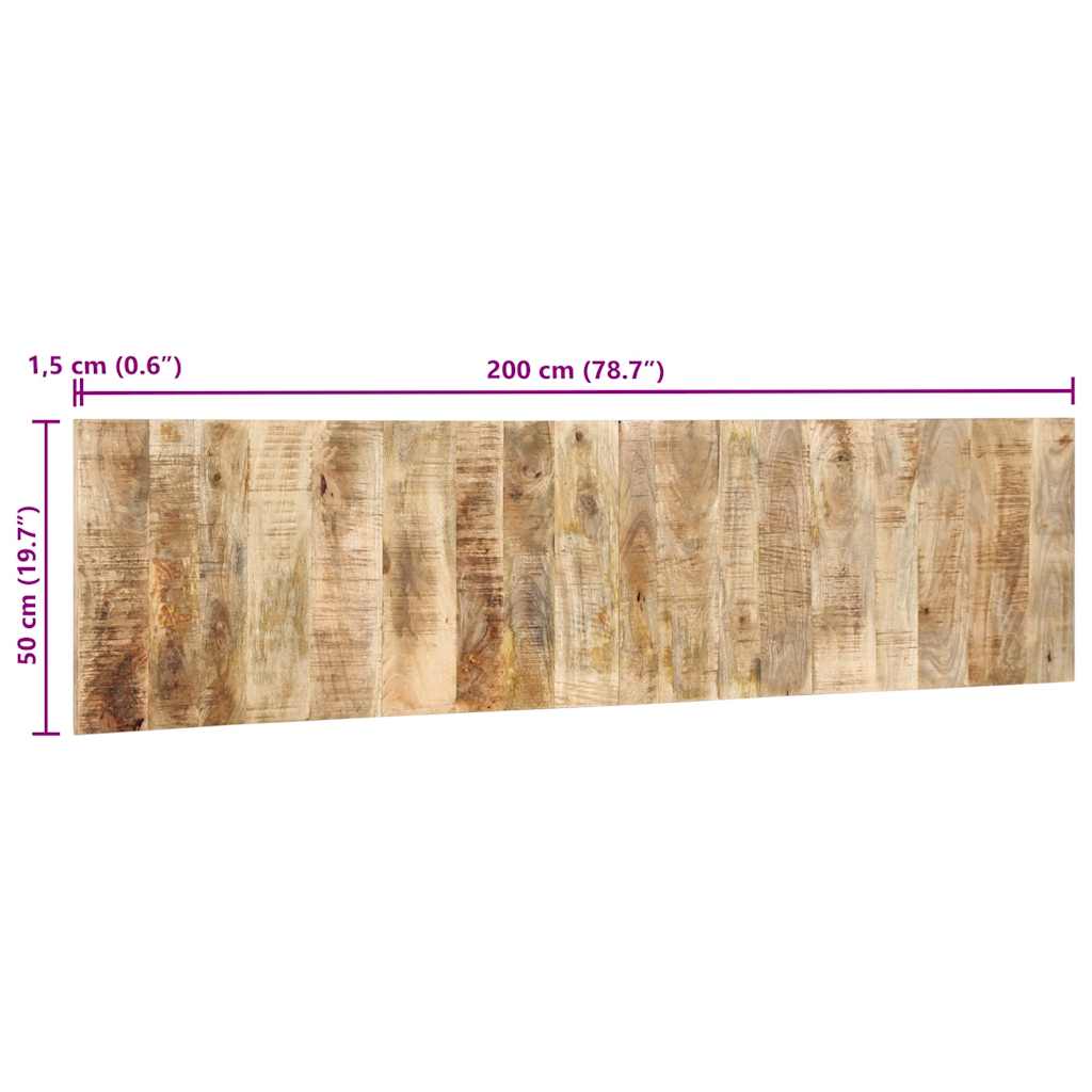Hodegavl 200 cm grovt heltre mangotre