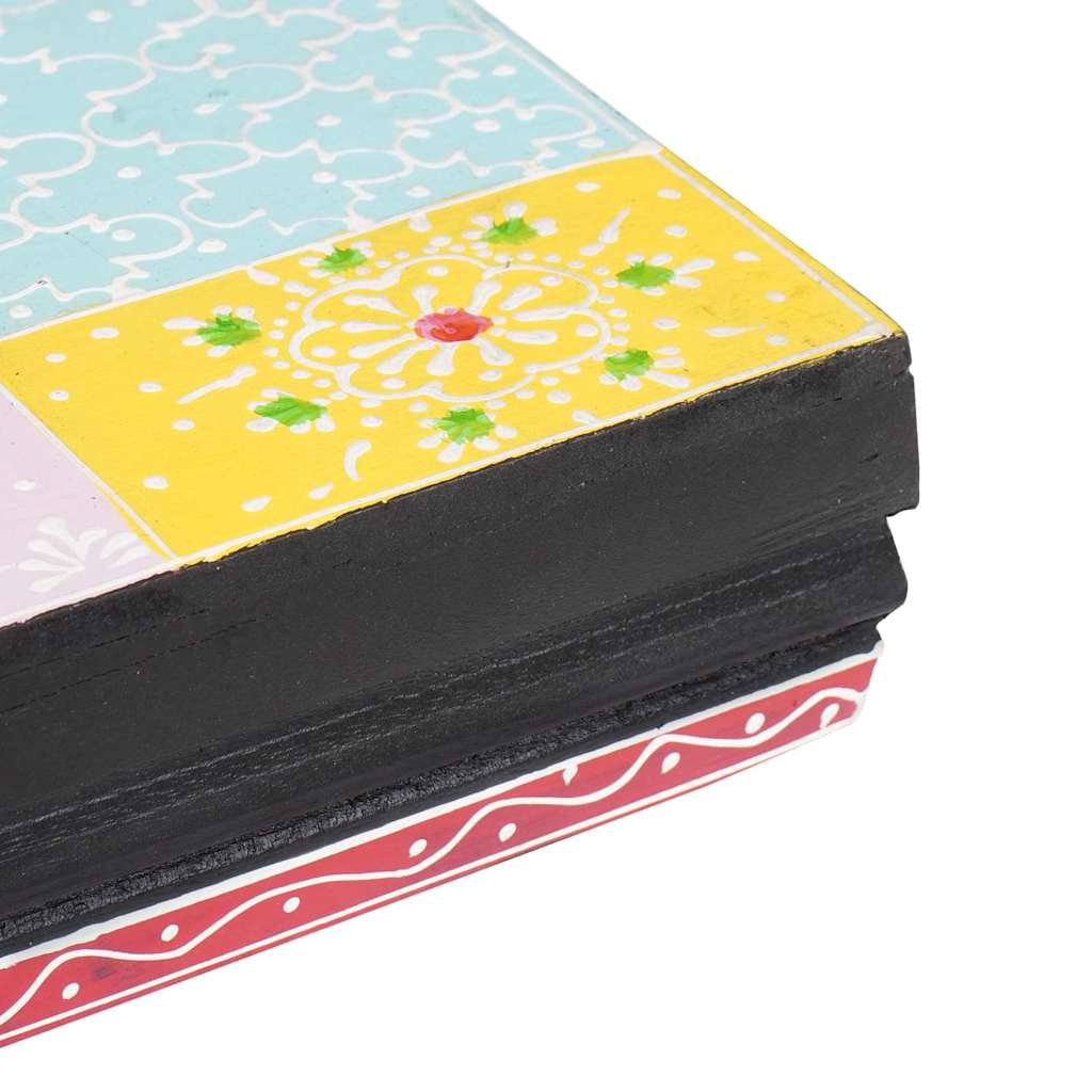 3-delt Vegghylle Sett 100x20x6 cm Solid Tre Mango