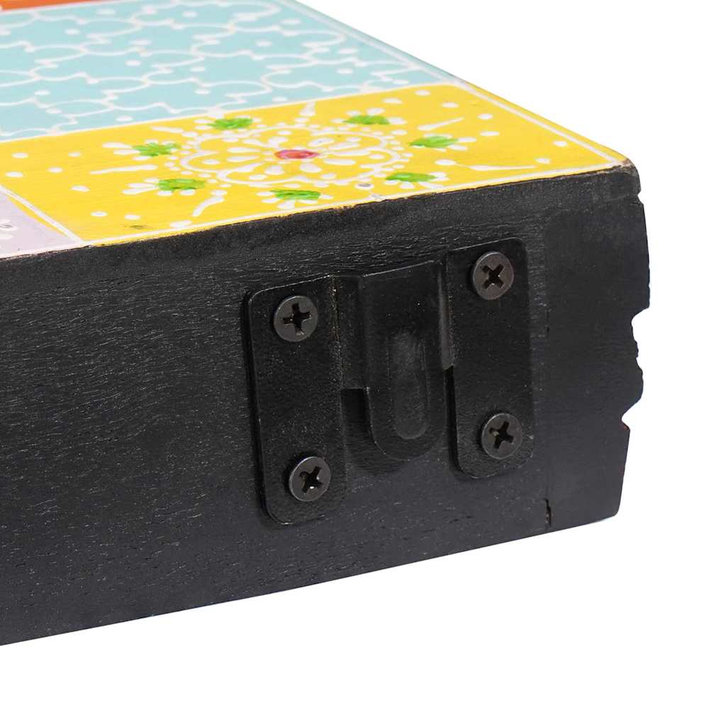 3-delt Vegghylle Sett 100x20x6 cm Solid Tre Mango