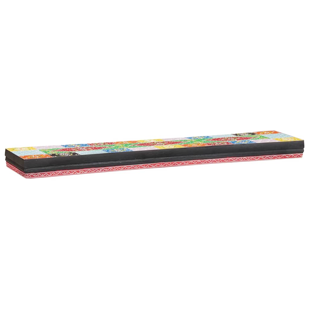 3-delt Vegghylle Sett 100x20x6 cm Solid Tre Mango