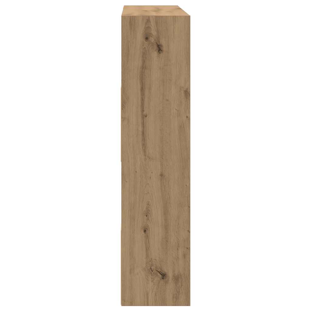 Bokhylle/romdeler artisan eik 105x24x102 cm