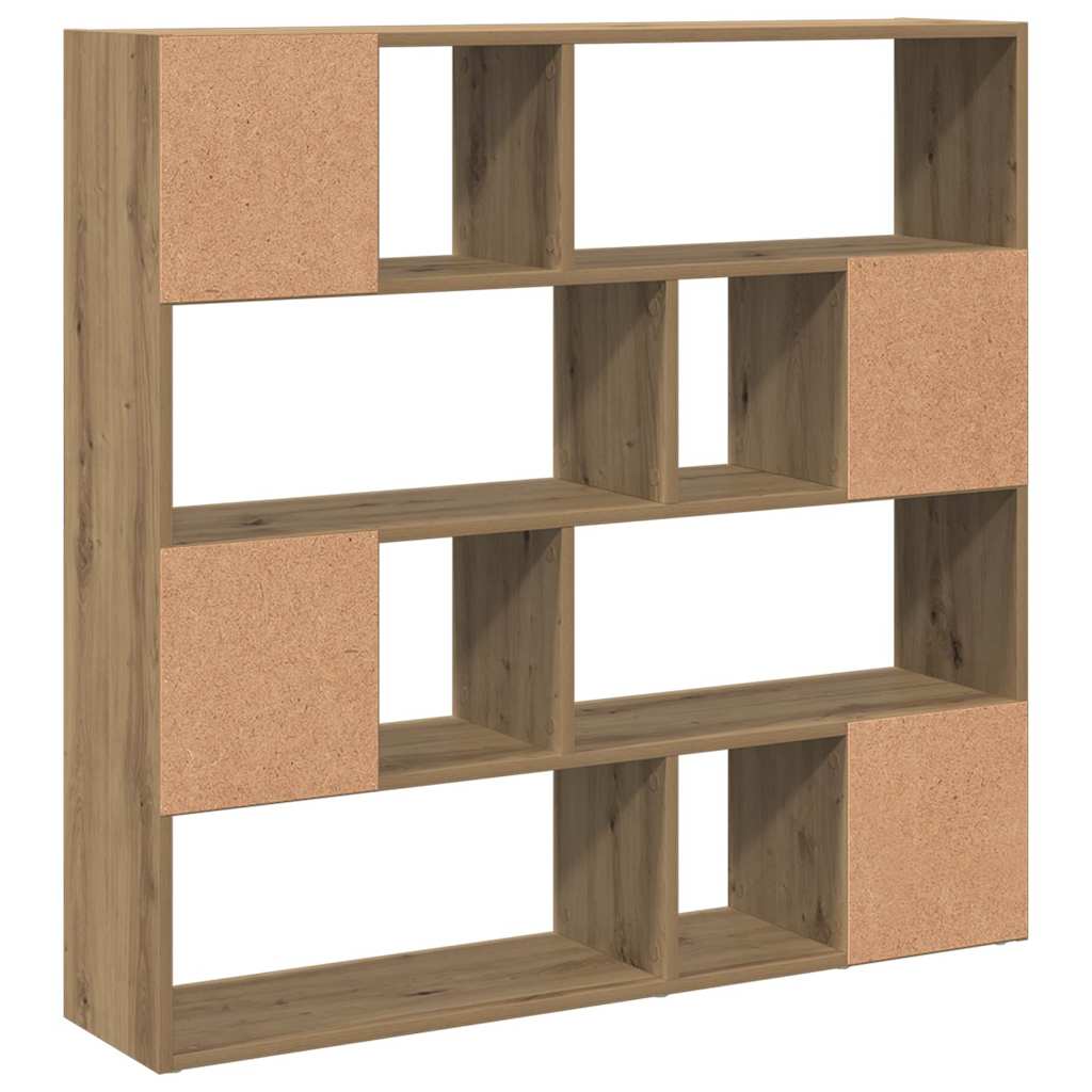 Bokhylle/romdeler artisan eik 105x24x102 cm