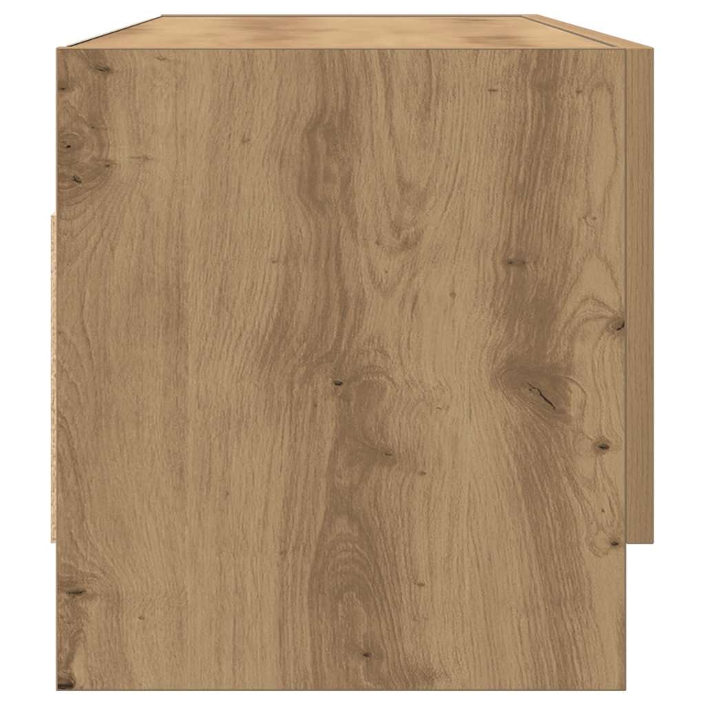 Garderobe artisan eik 100x32,5x35 cm konstruert tre