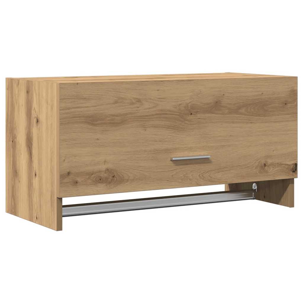 Garderobe artisan eik 70x32,5x35 cm konstruert tre