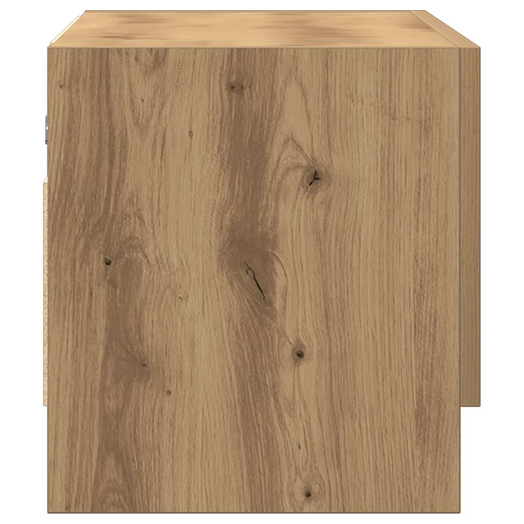 Garderobe artisan eik 70x32,5x35 cm konstruert tre