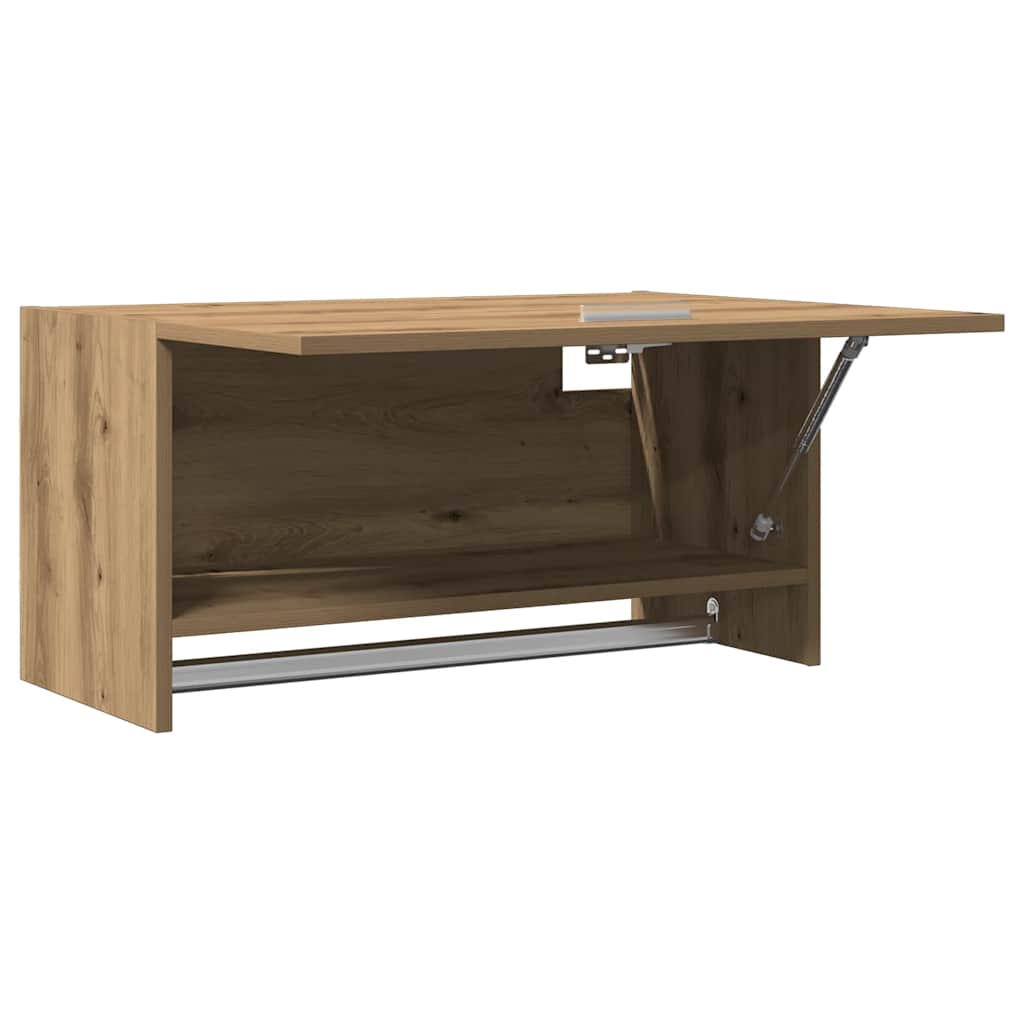 Garderobe artisan eik 70x32,5x35 cm konstruert tre