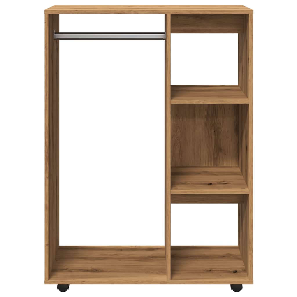 Garderobe artisan eik 80x40x110 cm konstruert tre