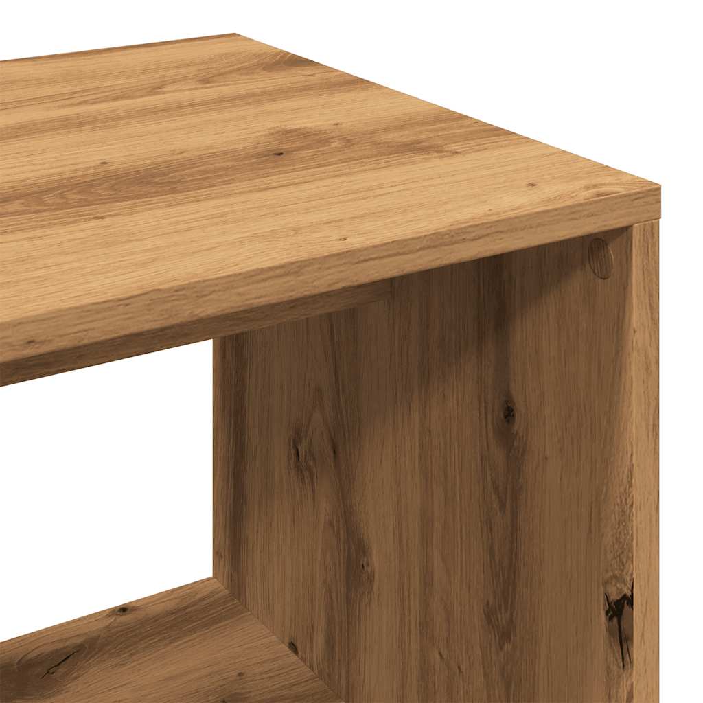 Garderobe artisan eik 80x40x110 cm konstruert tre