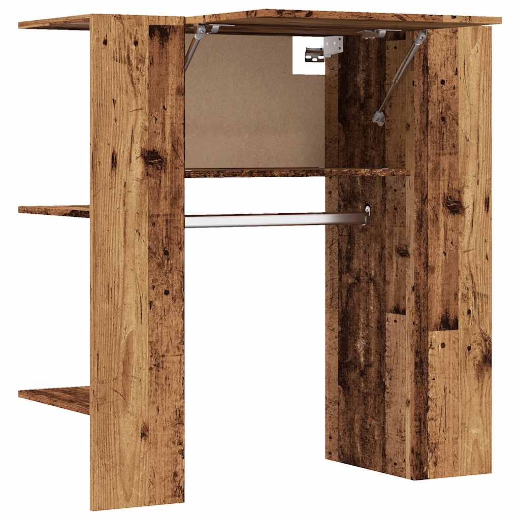 Gangskap gammelt tre 97,5x37x99 cm konstruert tre