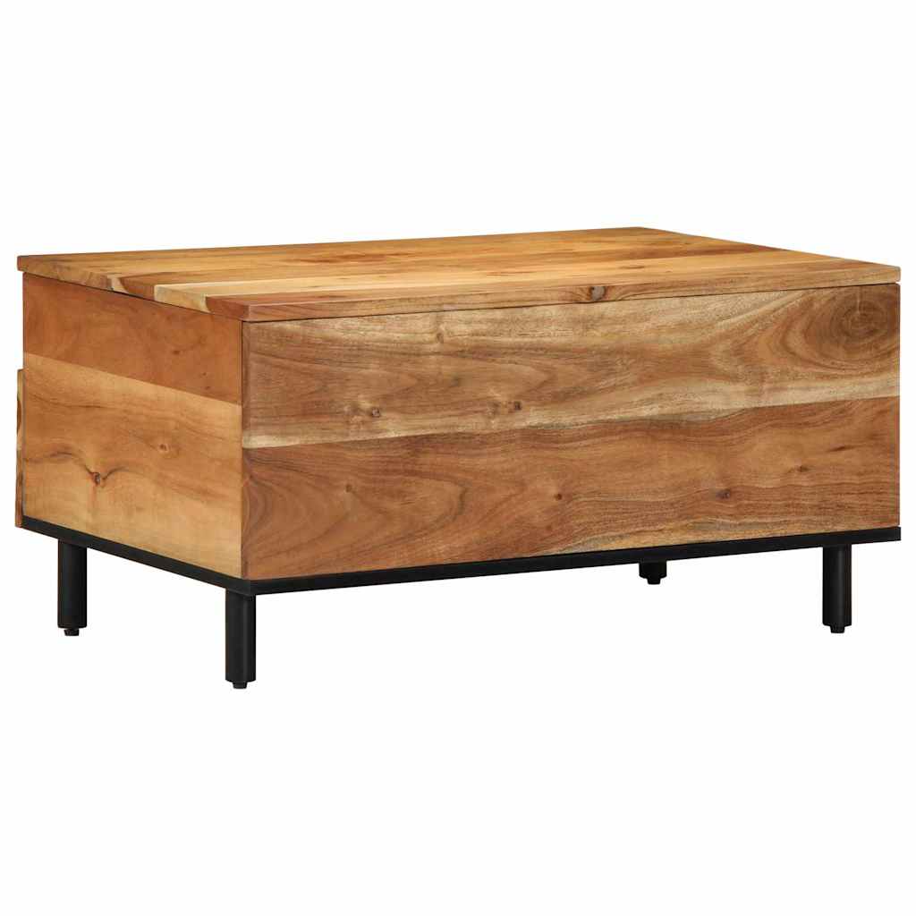 Kaffebord 80x54x40 cm Massivt Akasietre