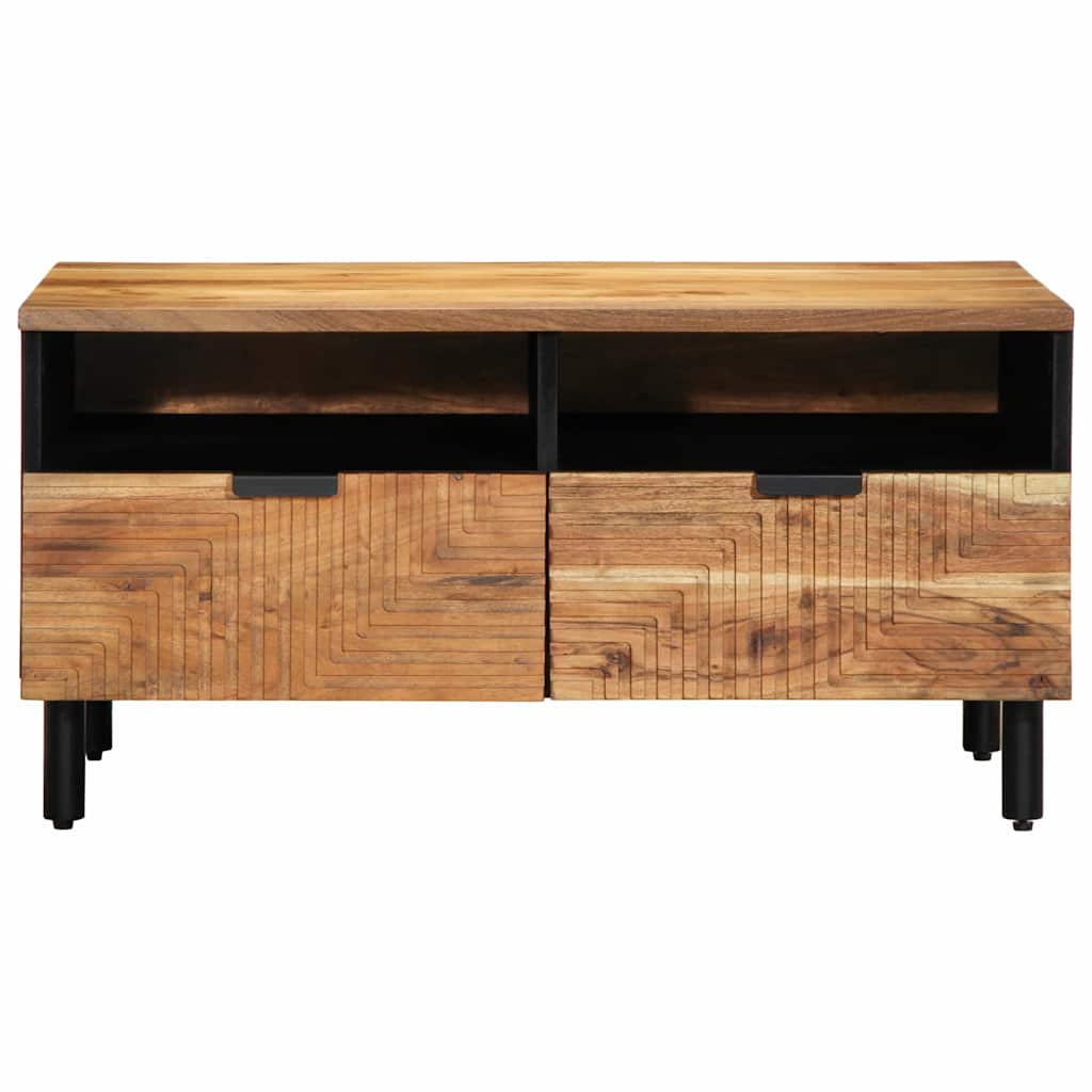 Kaffebord 80x54x40 cm Massivt Akasietre