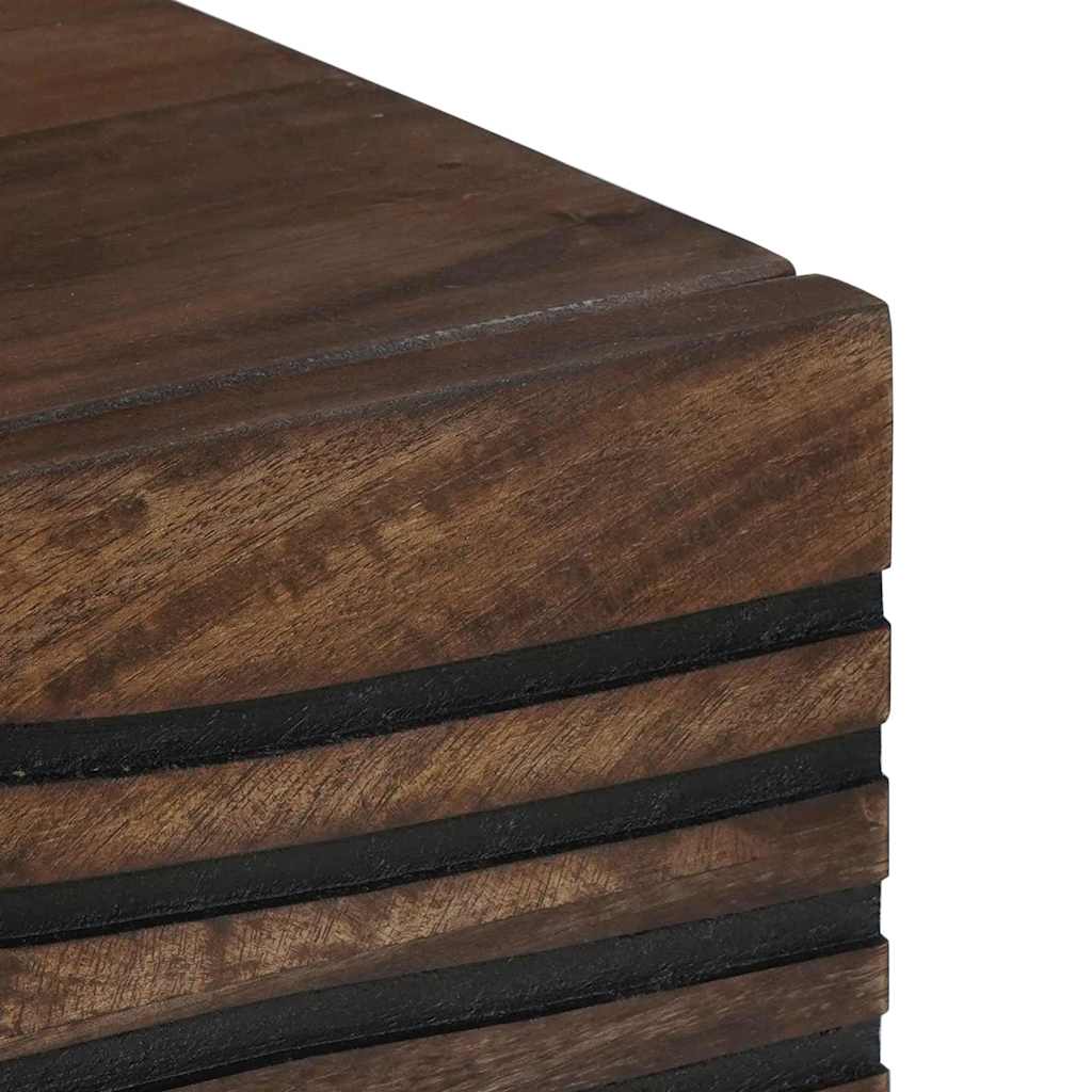 Kaffebord 80 x 50 x 40 cm - Massivt mangotre og konstruert tre