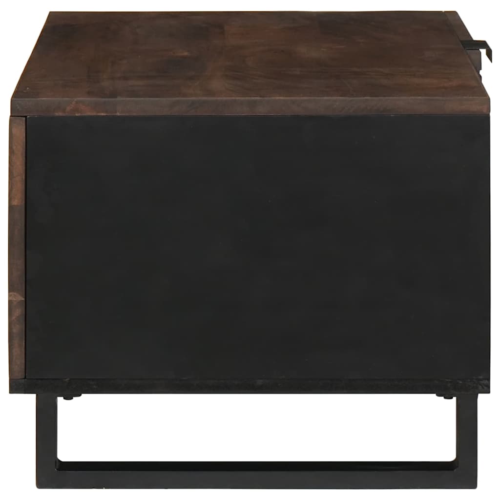 Kaffebord 80 x 50 x 40 cm - Massivt mangotre og konstruert tre