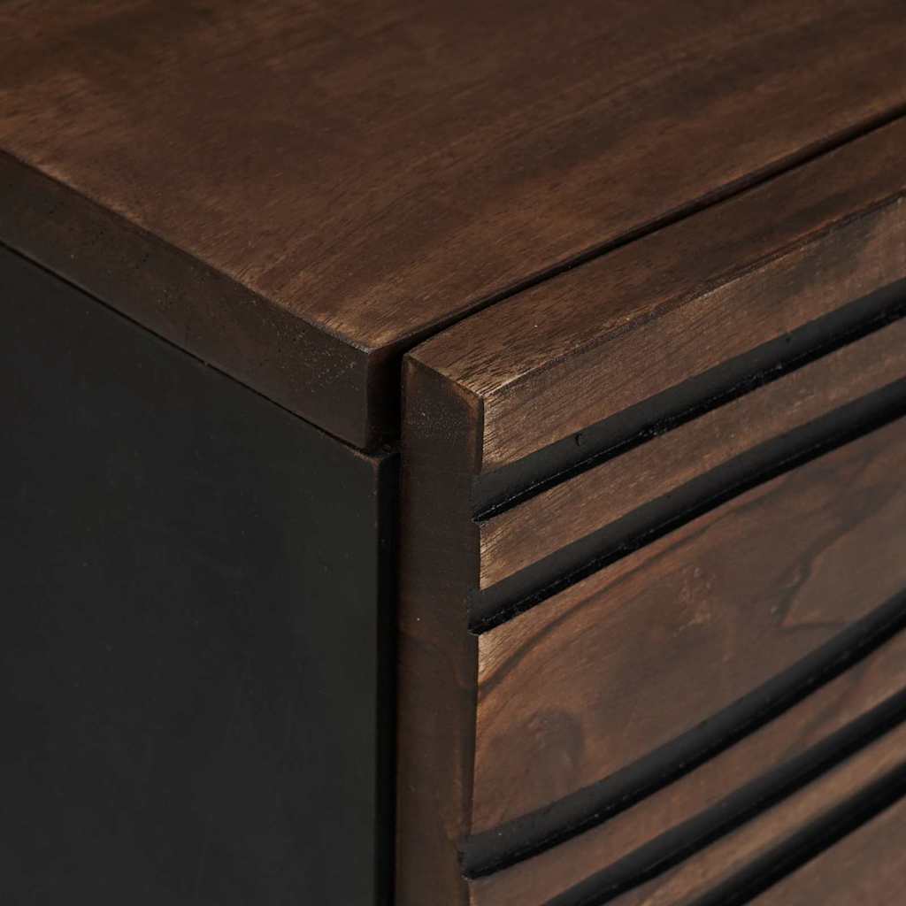 Kaffebord - 80 x 50 x 40 cm, laget av massivtre og bygget tre.