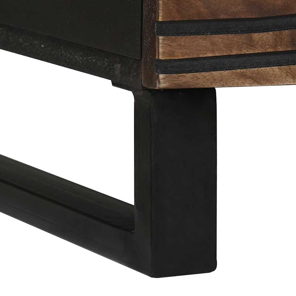 Kaffebord - 80 x 50 x 40 cm, laget av massivtre og bygget tre.