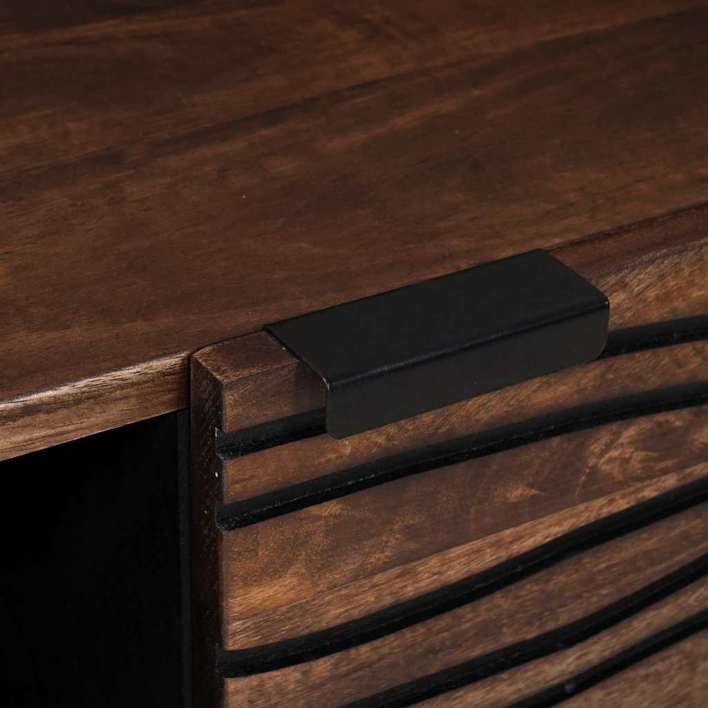 Kaffebord - 100x54x40 cm, laget av solid tre.