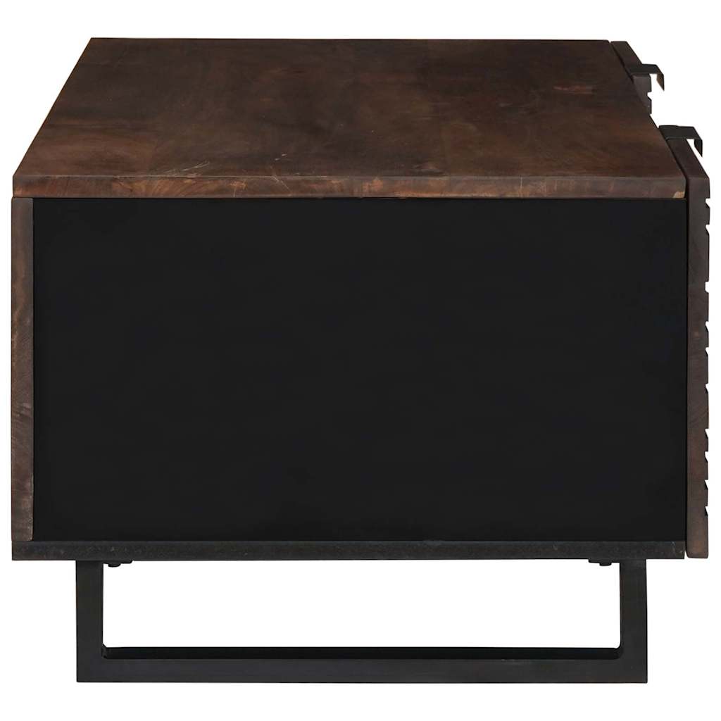 Kaffebord - 100x54x40 cm, laget av solid tre.