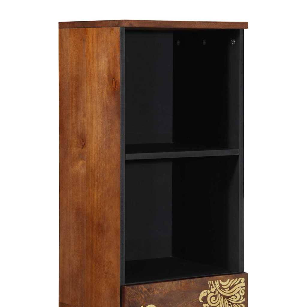 Sideboard med skuff Brun 38 x 33.5 x 160 cm Massivt mangotre