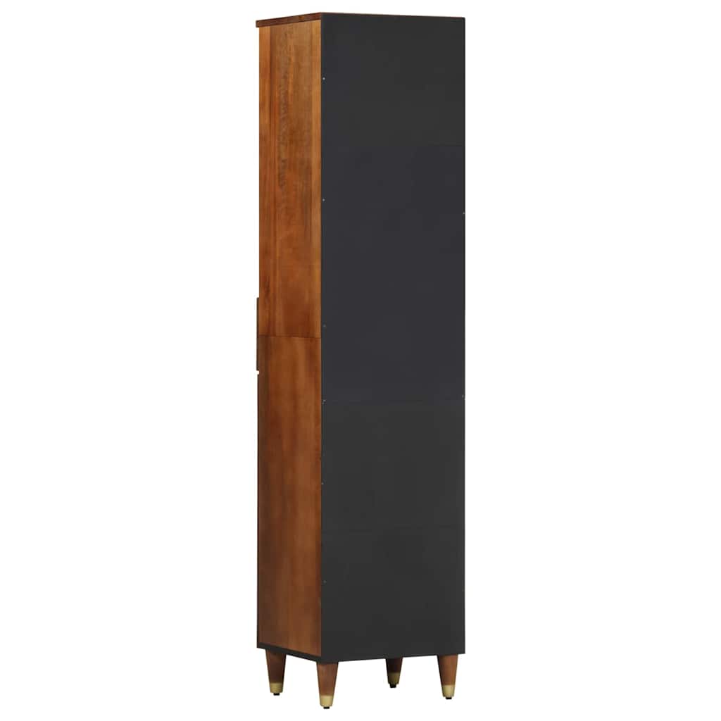 Sideboard med skuff Brun 38 x 33.5 x 160 cm Massivt mangotre