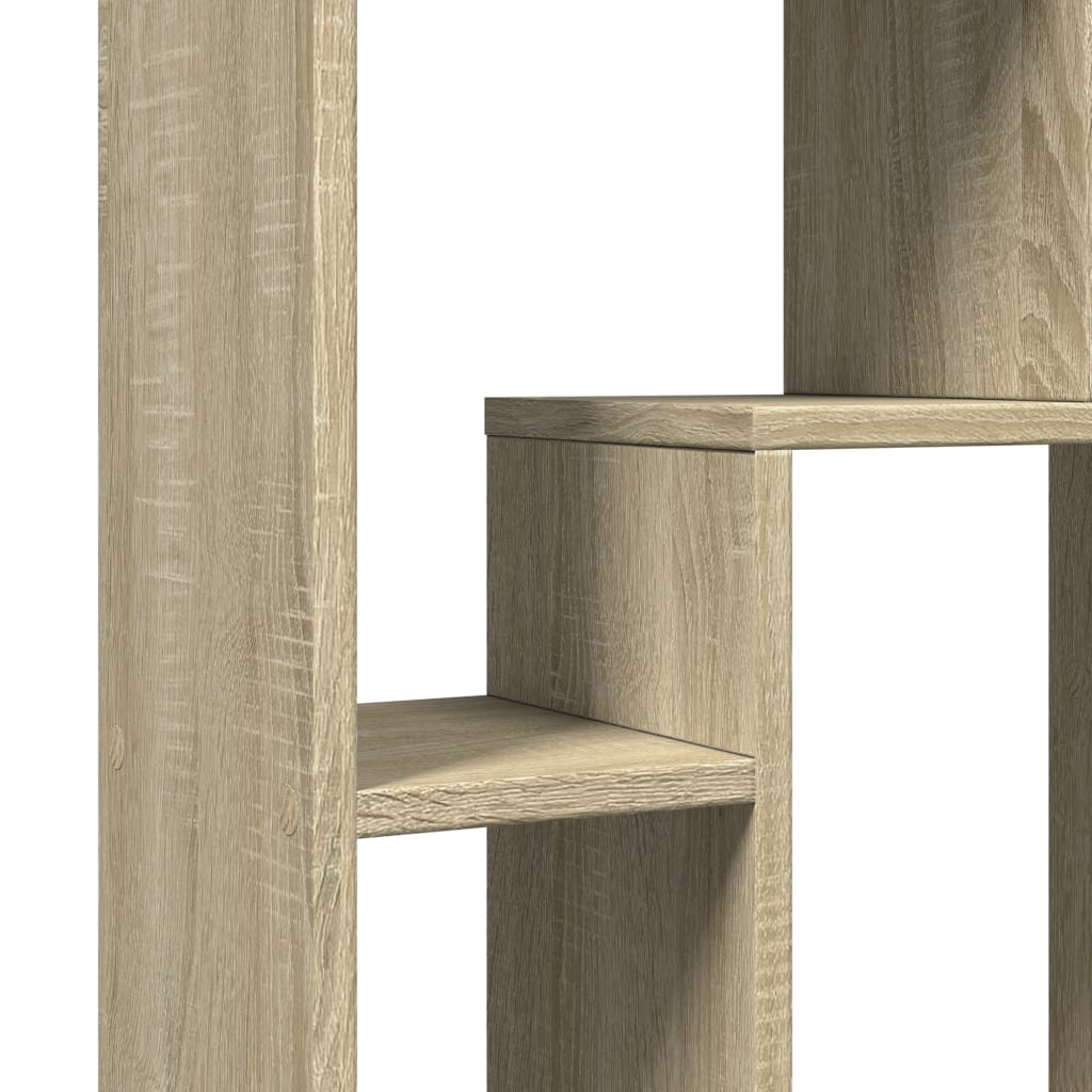 Bokhylle sonoma eik 63x20x90 cm konstruert tre