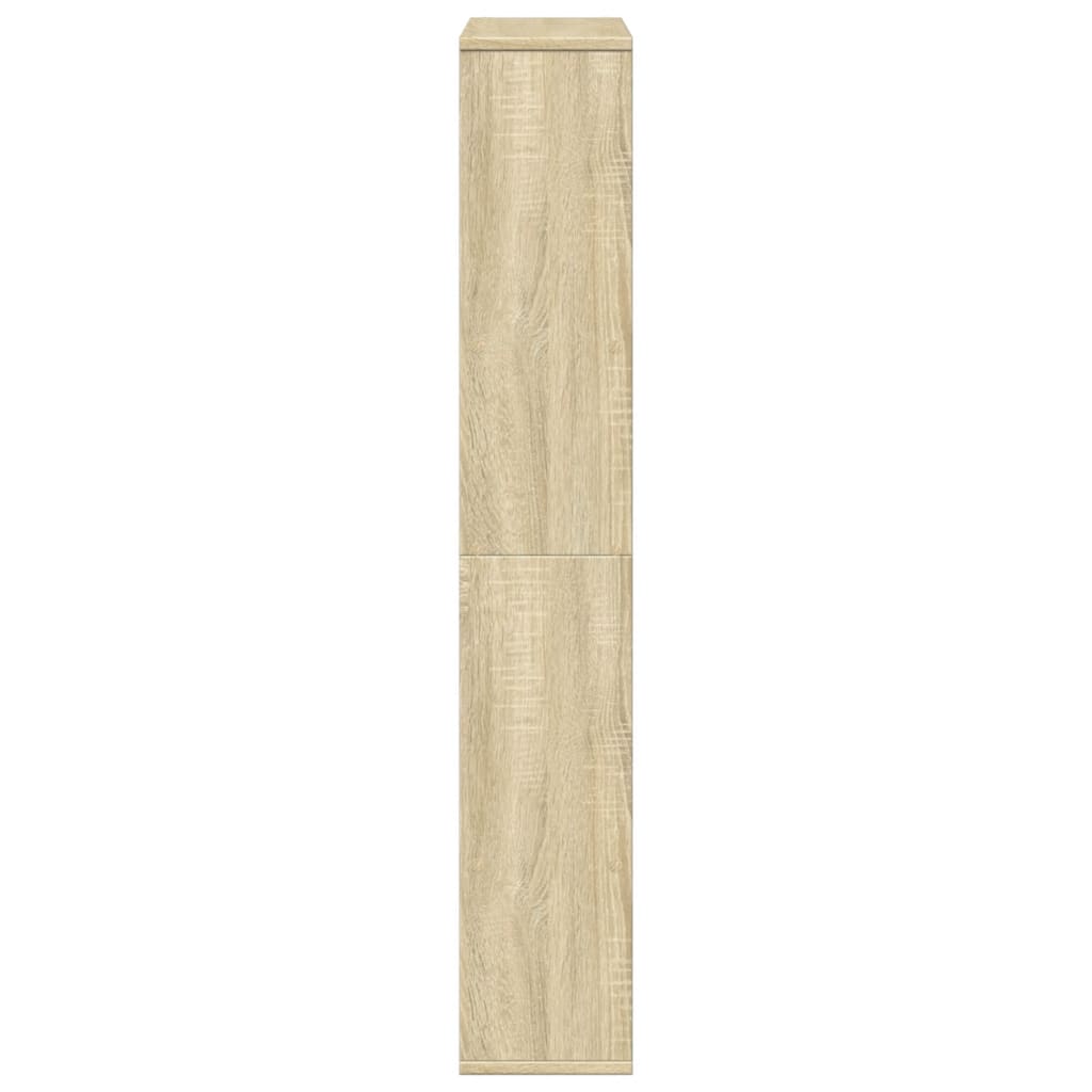 Bokhylle sonoma eik 72x20x120 cm konstruert tre