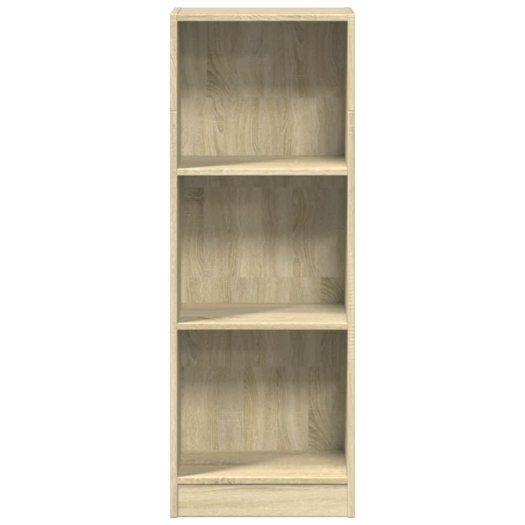 Bokhylle sonoma eik 40x24x109 cm konstruert tre