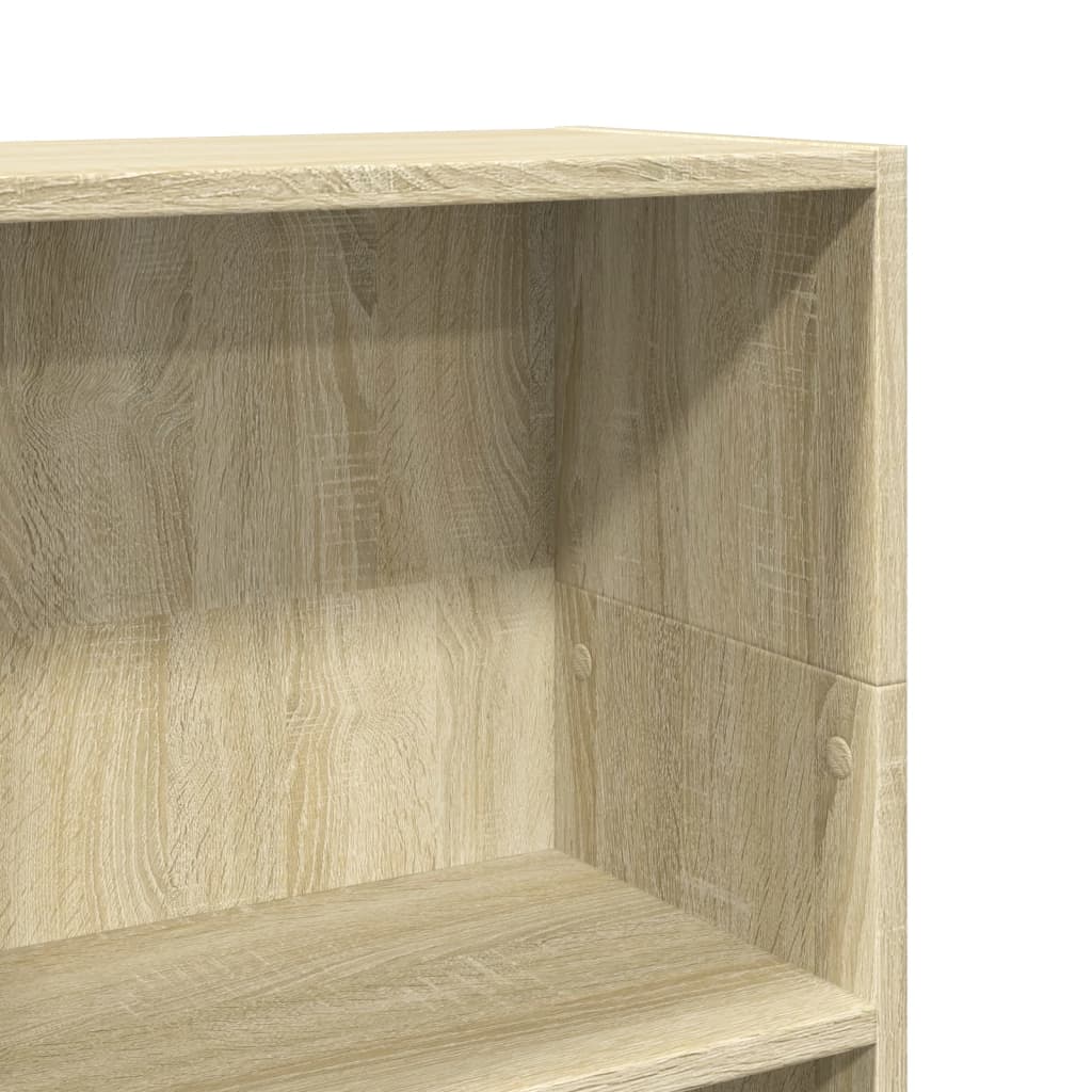 Bokhylle sonoma eik 40x24x109 cm konstruert tre