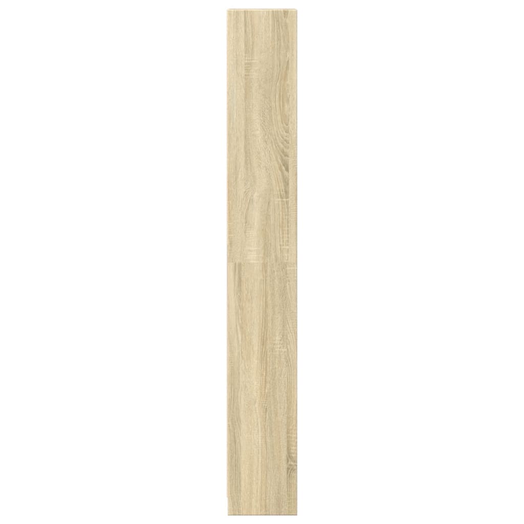 Bokhylle sonoma eik 40x24x176 cm konstruert tre