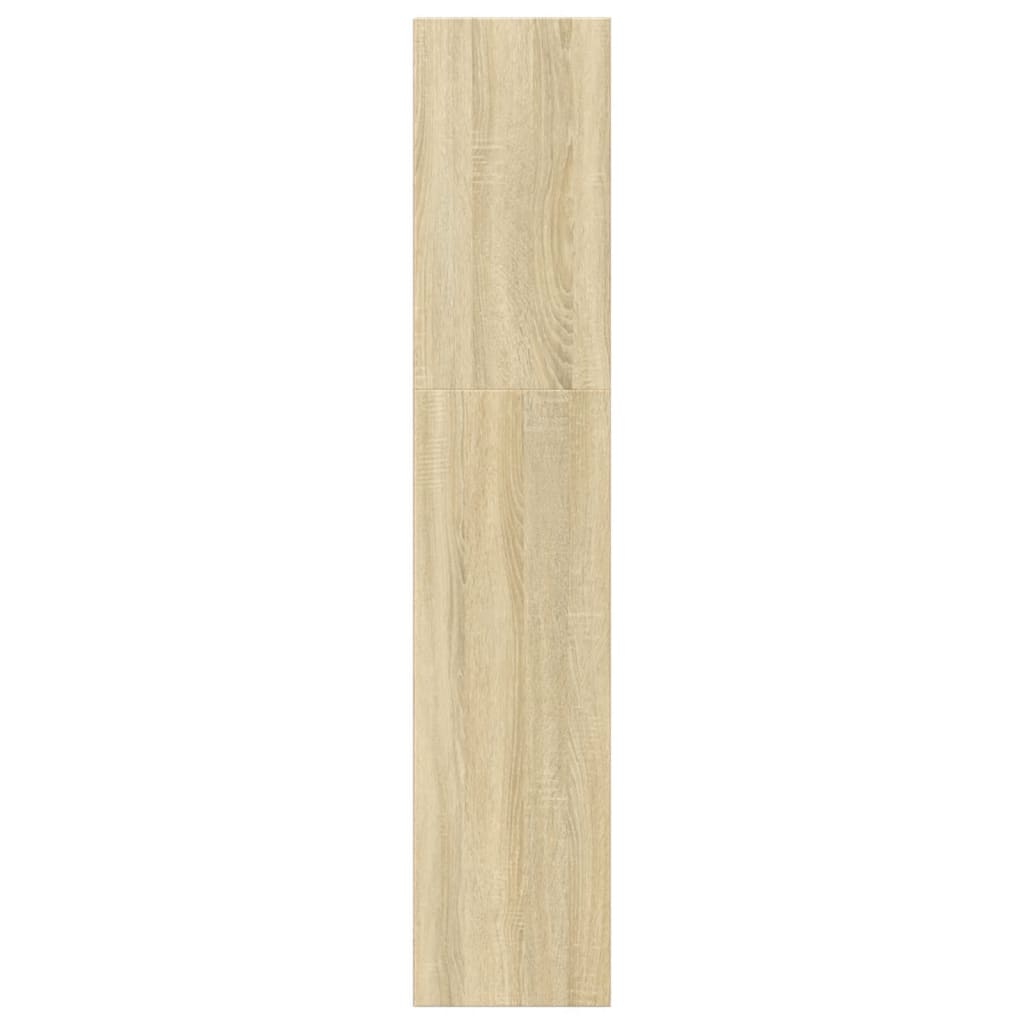 Bokhylle sonoma eik 40x30x152 cm konstruert tre