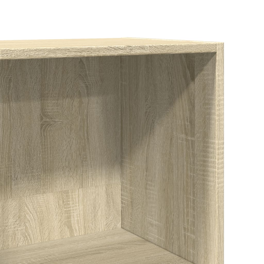 Bokhylle sonoma eik 40x30x152 cm konstruert tre