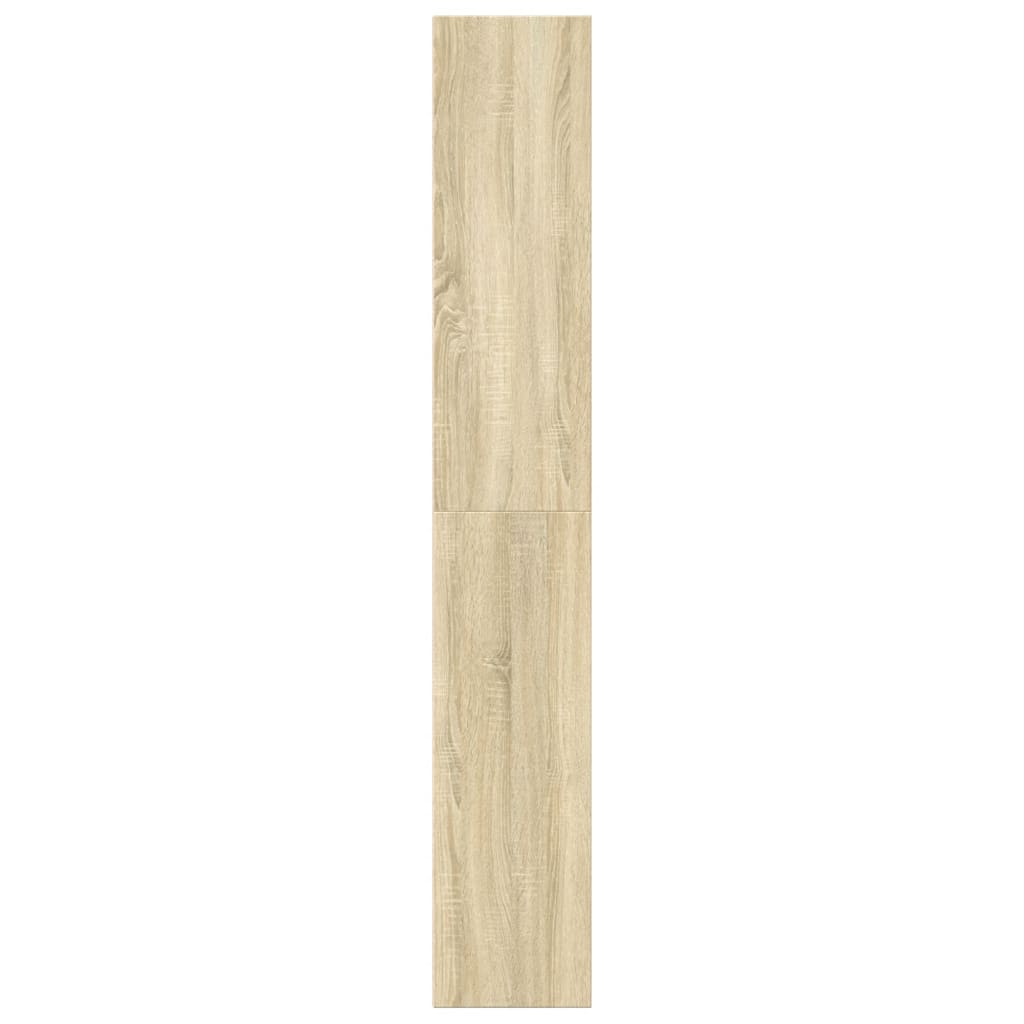 Bokhylle sonoma eik 60x30x189 cm konstruert tre