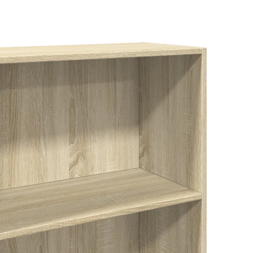 Bokhylle sonoma eik 60x30x189 cm konstruert tre