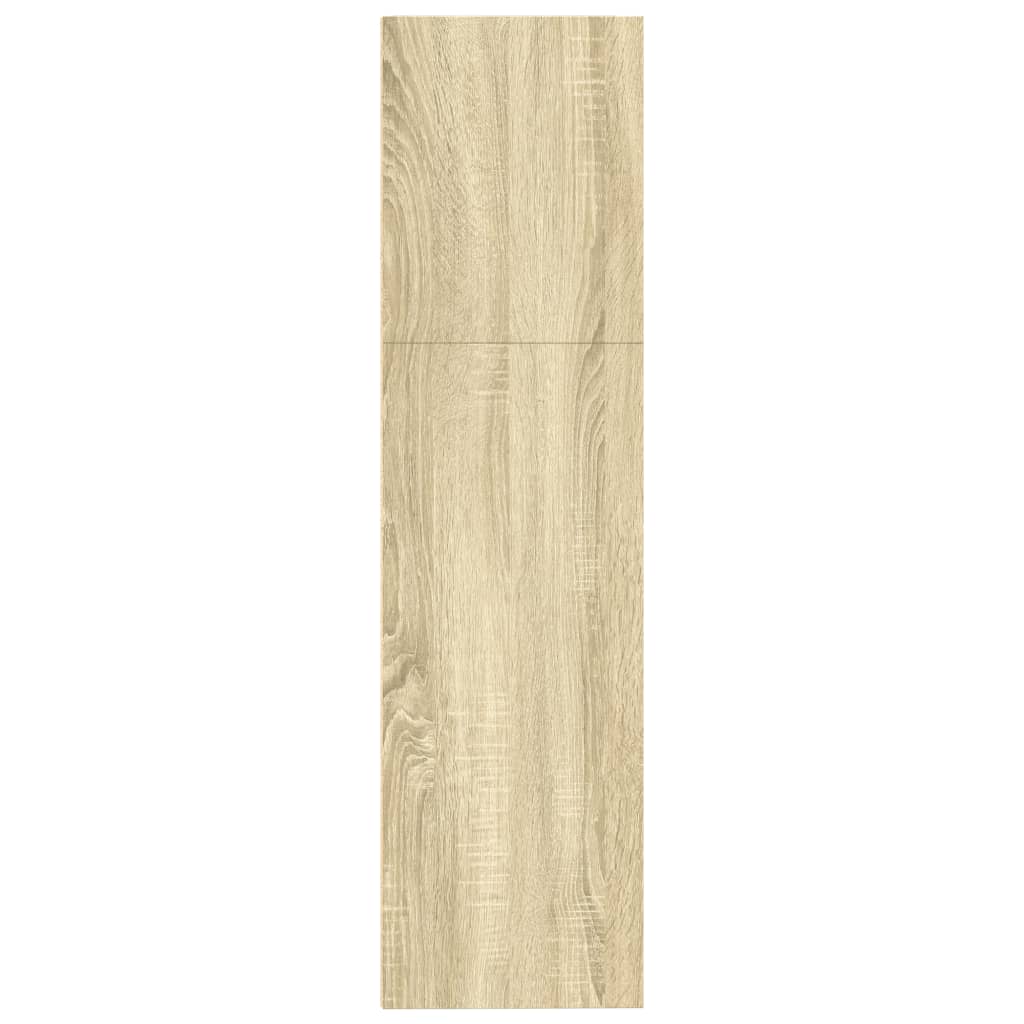 Bokhylle sonoma eik 80x30x114 cm konstruert tre