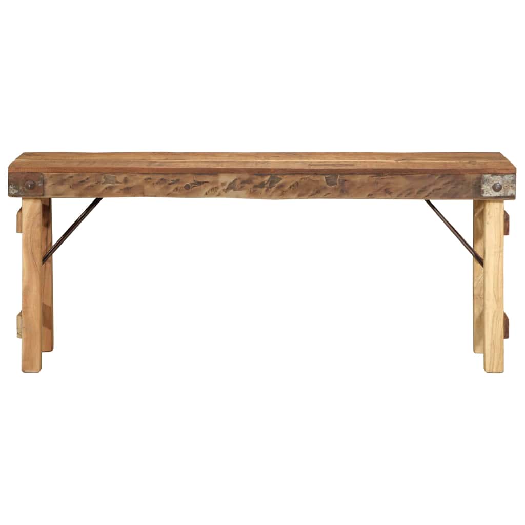 Benk 110x35x46 cm Solid Tre Gjenvunnet