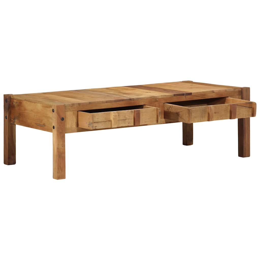Kaffebord 110x55x35 cm Solid gjenvunnet tre