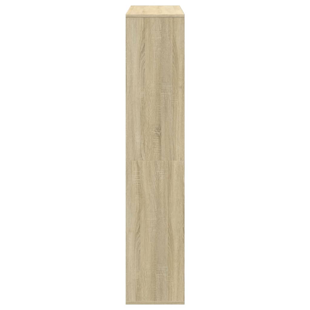 Bokhylle sonoma eik 102x29x143 cm konstruert tre