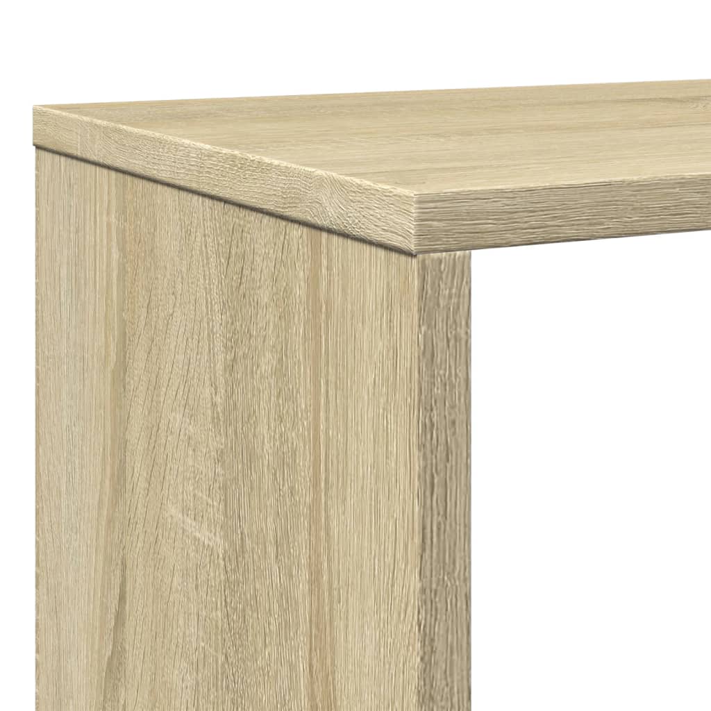 Bokhylle sonoma eik 102x29x143 cm konstruert tre