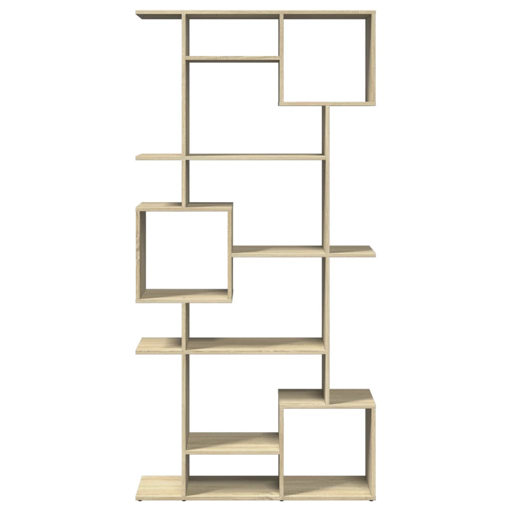 Bokhylle sonoma eik 92x29x188 cm konstruert tre