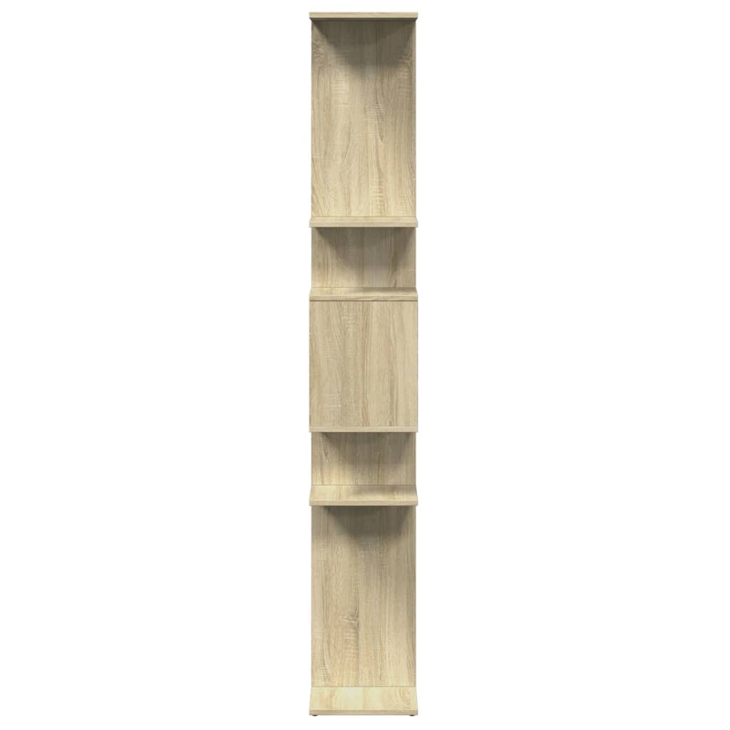 Bokhylle sonoma eik 92x29x188 cm konstruert tre