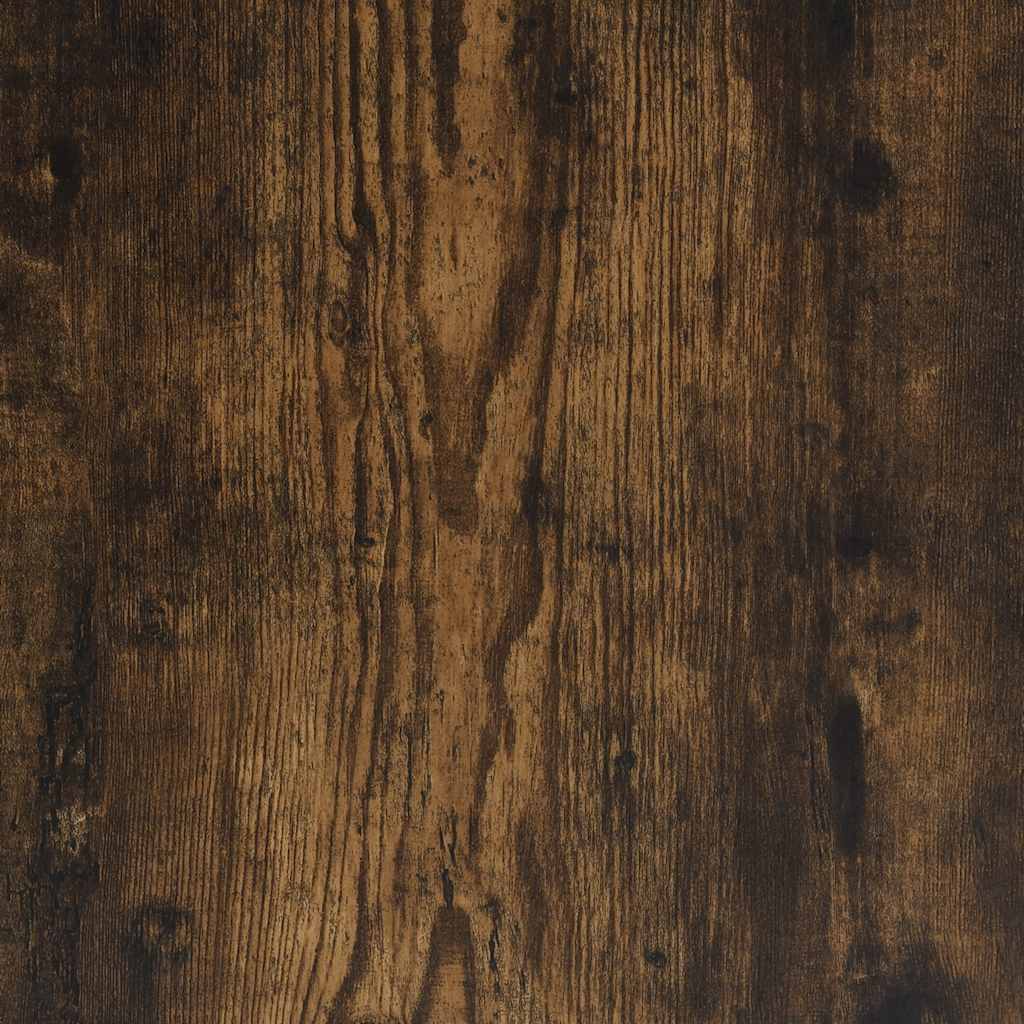 Bokhylle stablebar røkt eik 30x30x80 cm konstruert tre