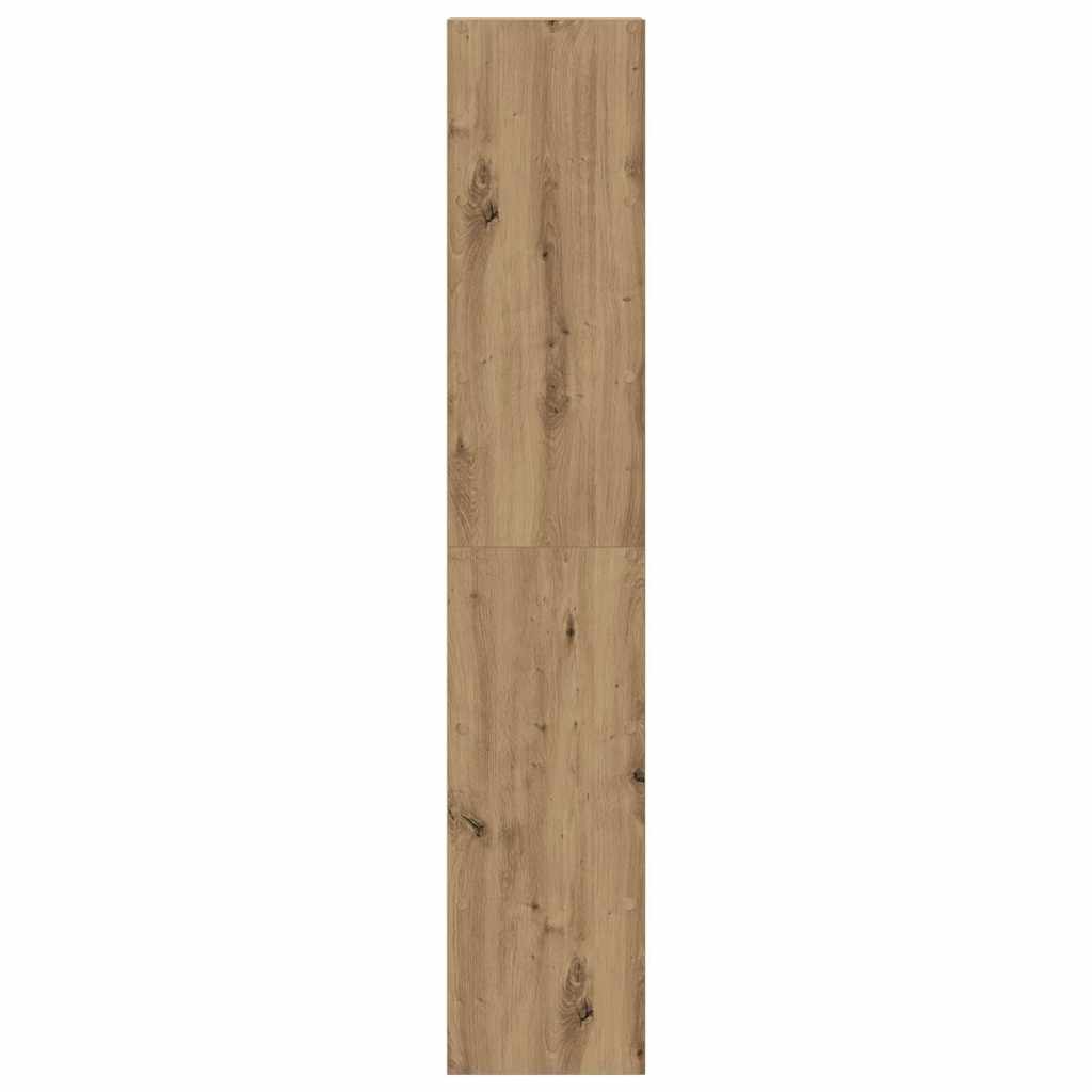 Bokhyller 2 stk stablebar artisan eik 30x30x80cm konstruert tre