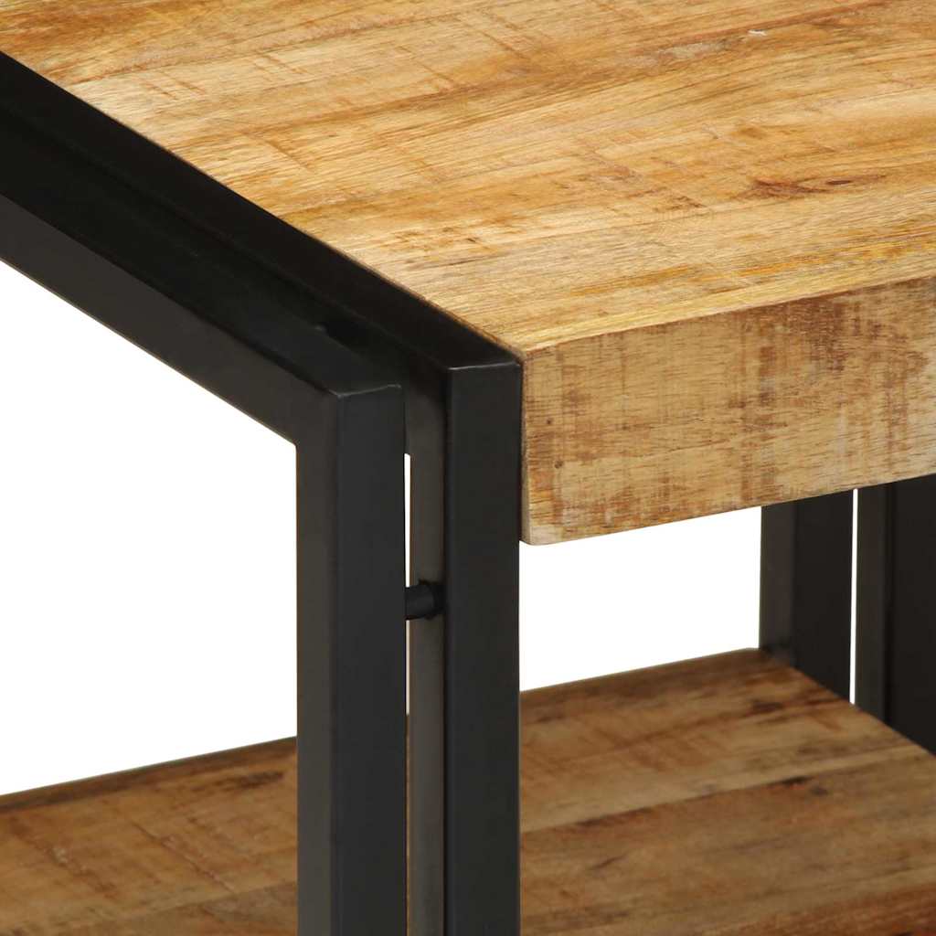 Kaffebord 40x50x38 cm Solid Grovt Tre Mango