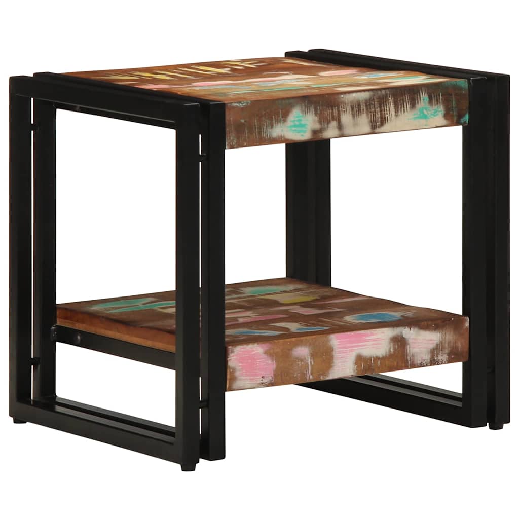 Kaffe Bord Flerfarget 40x50x38 cm Massivt Gjenvunnet Tre