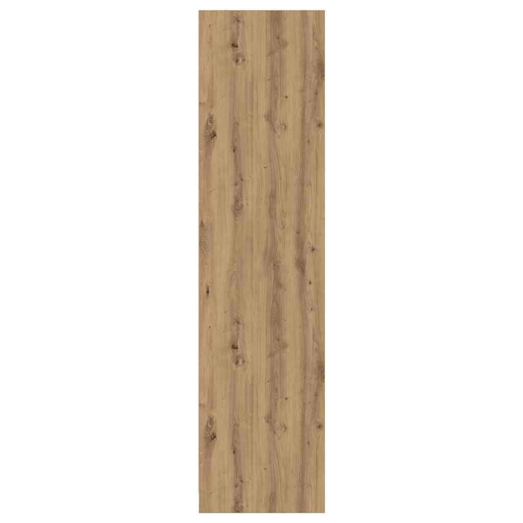 Garderobe artisan eik 100x50x200 cm konstruert tre
