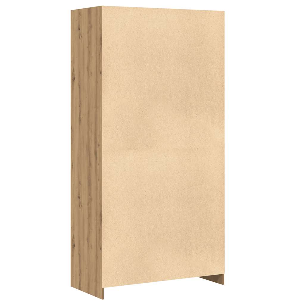 Garderobe artisan eik 100x50x200 cm konstruert tre