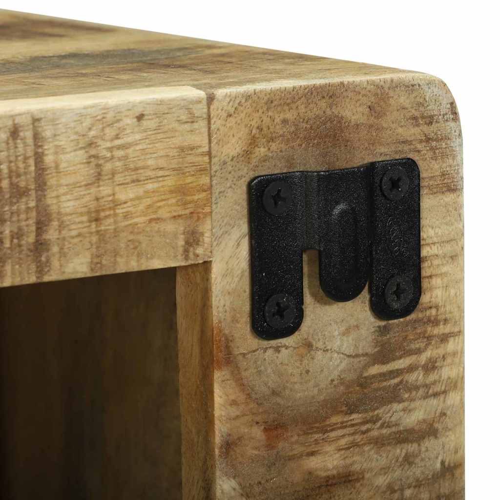 TV enhet 2 pcs Brun 36 x 30 x 36 cm Heltre grovt mangotre