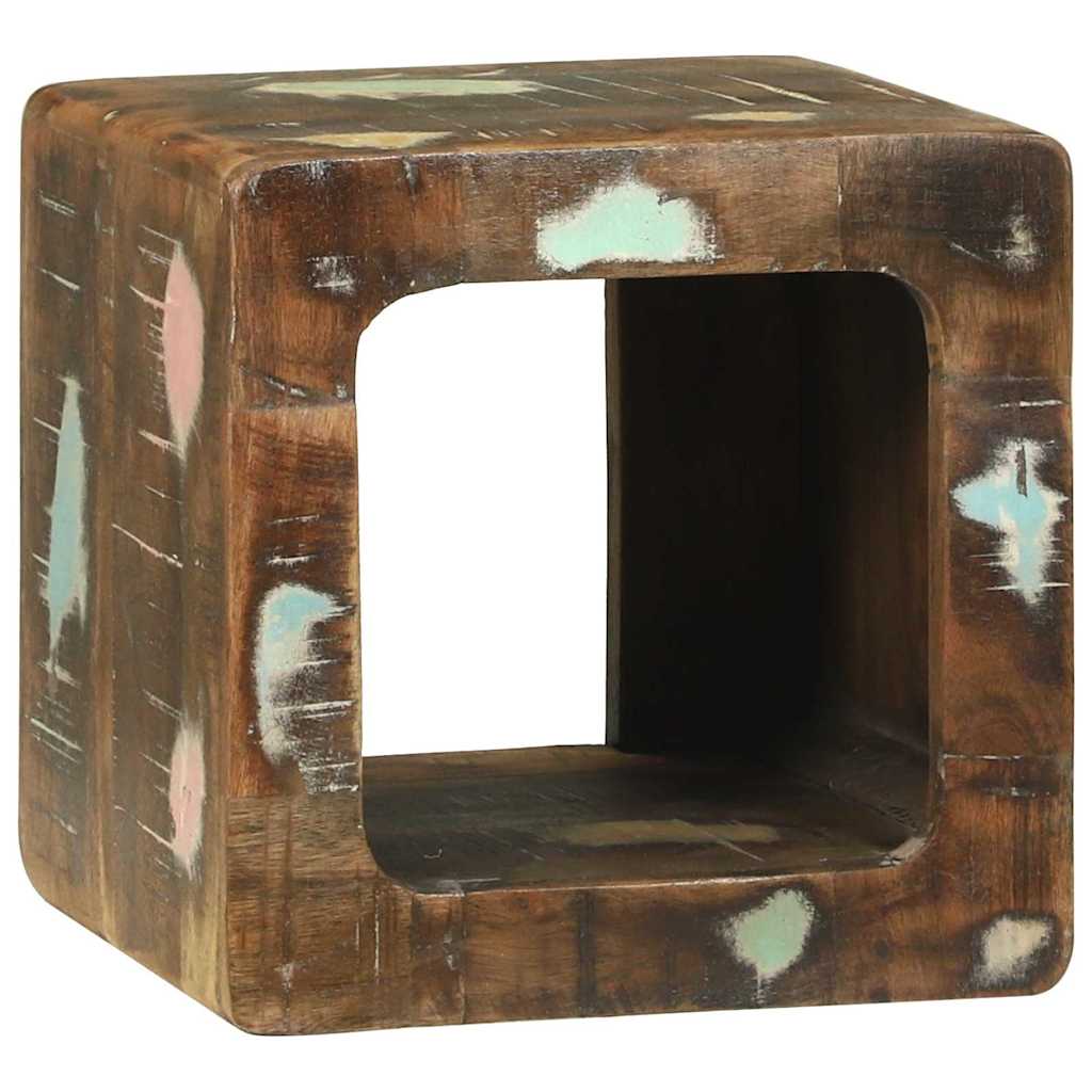 TV enhet 2 pcs Flerfarget 36 x 30 x 36 cm gjenvunnet heltre